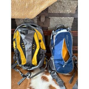 Outdoor Products Hiking Hydration Backpack Bundle 2pk Mist 2.0 Daypack Yellow